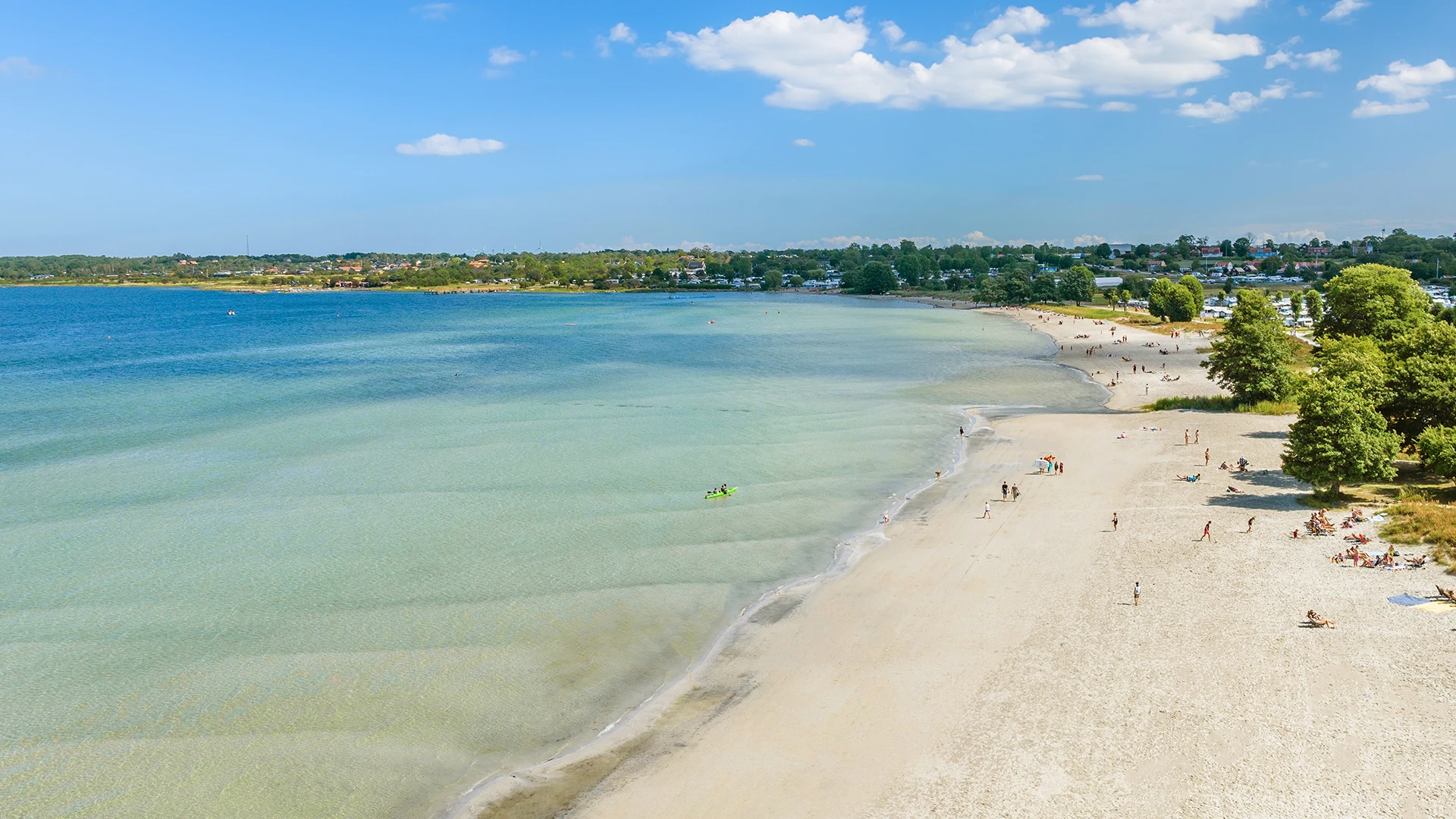 Vacker sandstrand på Öland