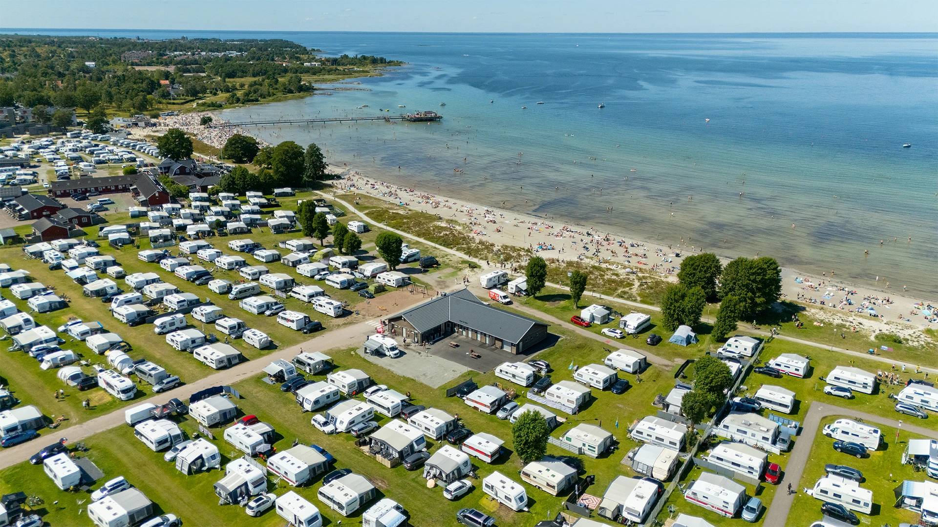 Camping i Köpingsvik på Öland