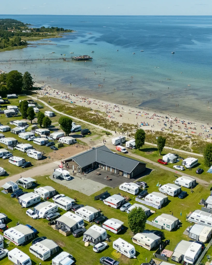 Havsnära camping på Öland