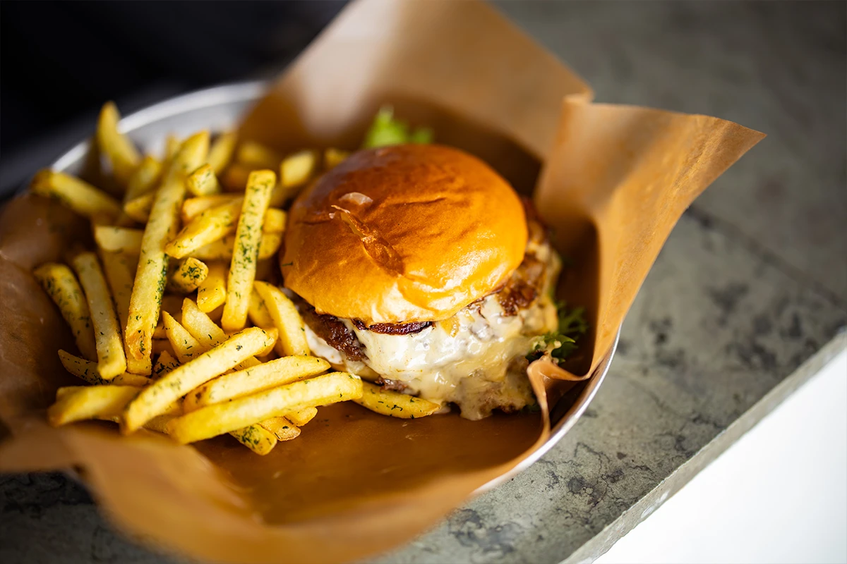 Restauranger på Öland - hamburgare från Klintaköket